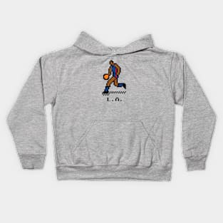 8-Bit Basketball - Los Angeles Kids Hoodie